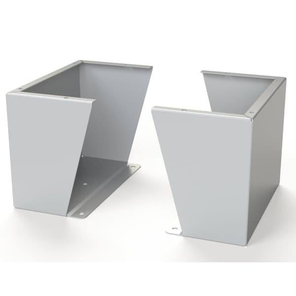 Saginaw Control & Engineering Floor Stand Kit, 12 in. H x 16 in. W x 9.12 in. L, Carbon Steel, 1 PR SCE-FK1216 - main